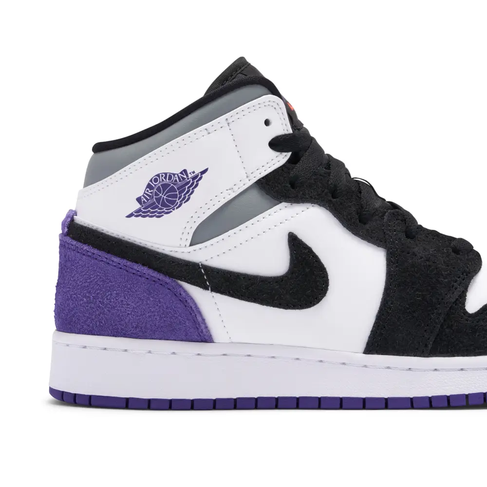 Air Jordan 1 Mid SE Purple GS