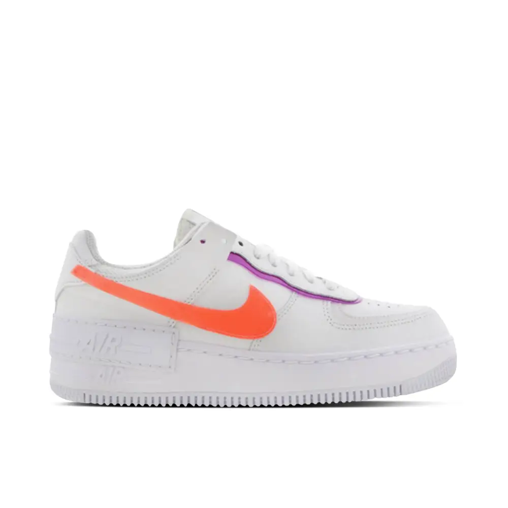Nike Air Force 1 Shadow White Mango Red Plum 