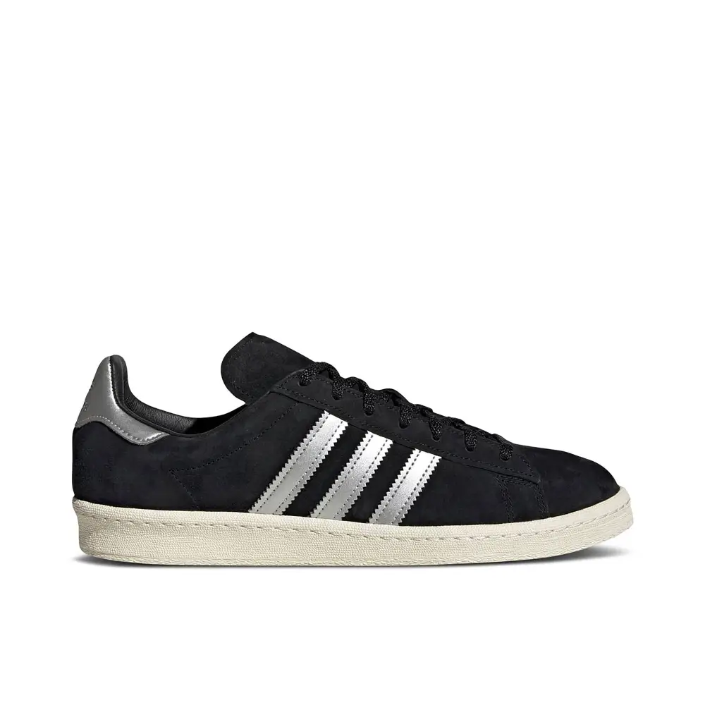 Adidas Campus Black Metallic Silver 