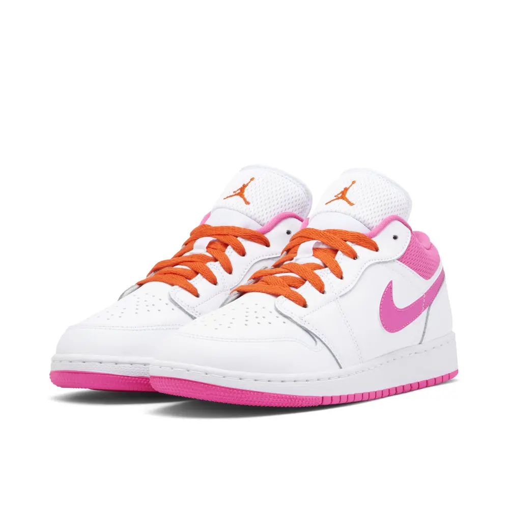 Air Jordan 1 Low White Pinksicle GS 