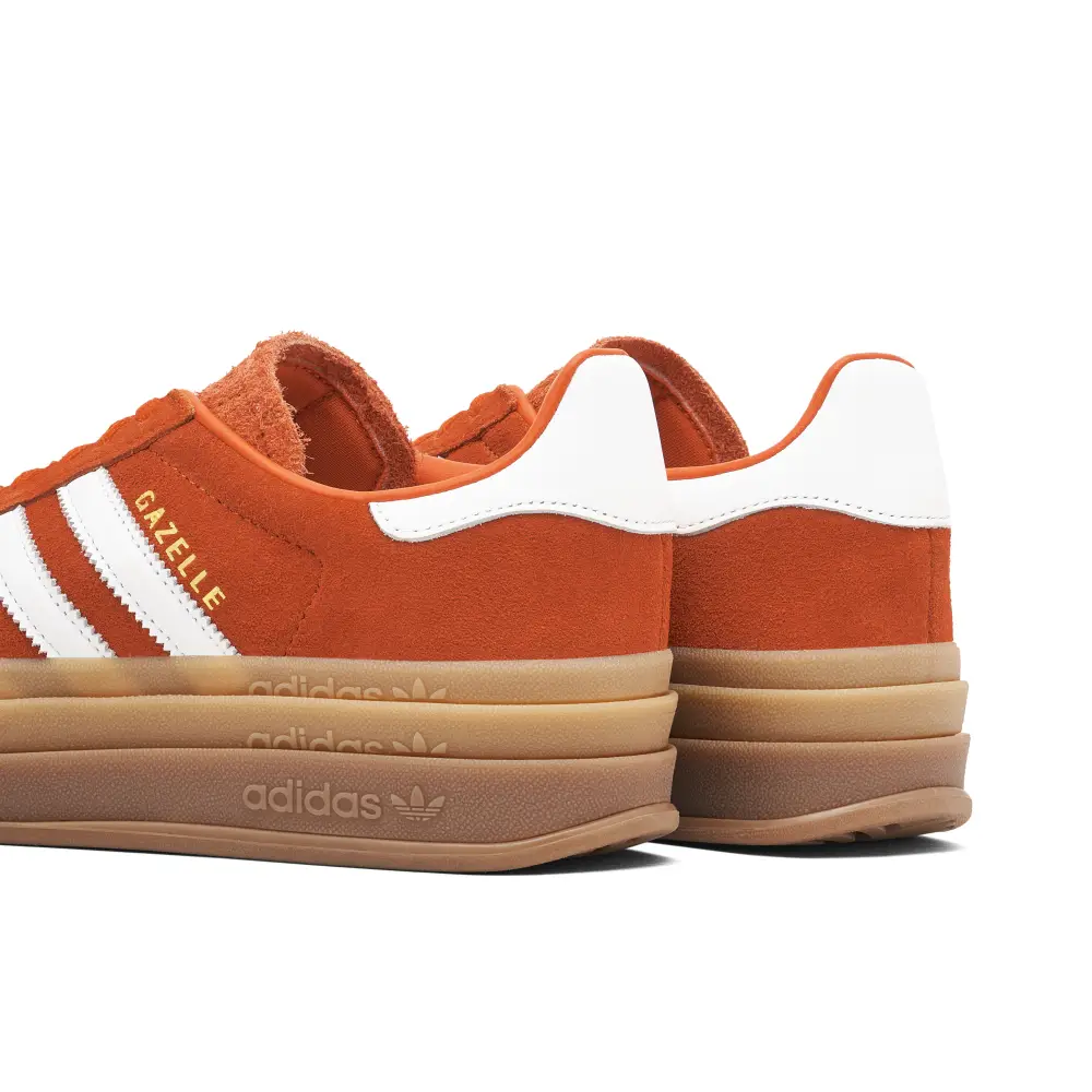 adidas Gazelle Bold Collegiate Orange Gum Womens 