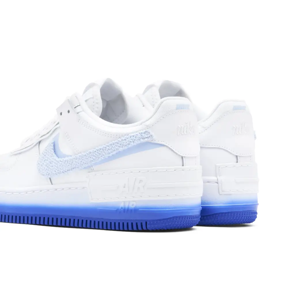 Nike Air Force 1 Shadow Chenille Swoosh Blue Tint Womens