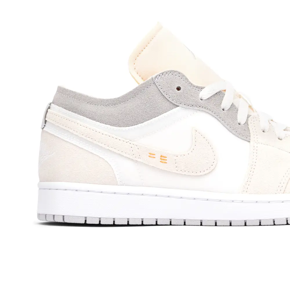 Air Jordan 1 Low Craft Inside Out White Grey 