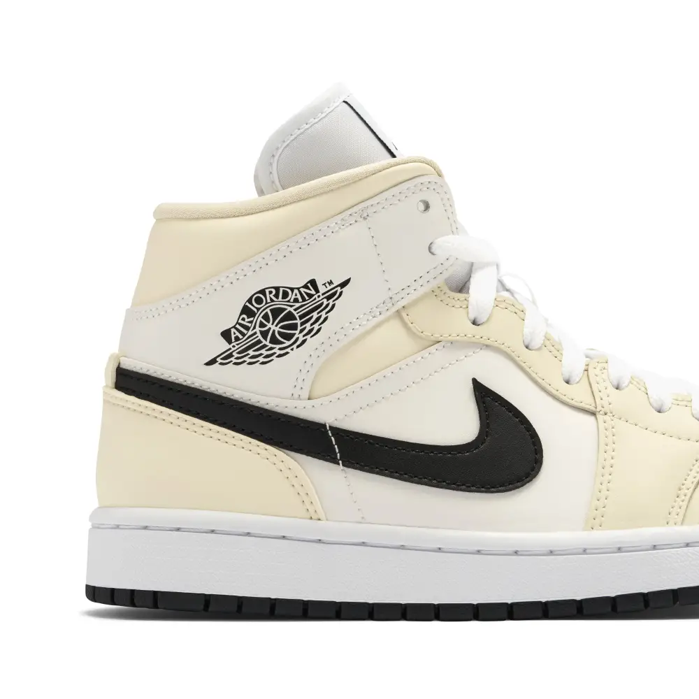 Air Jordan 1 Mid Coconut Milk Womens 