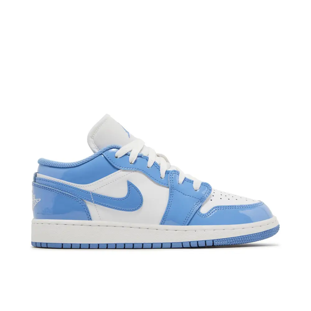 Air Jordan 1 Low SE Legend Blue Patent GS 