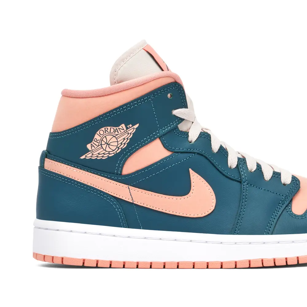 Air Jordan 1 Mid Dark Teal Green Womens
