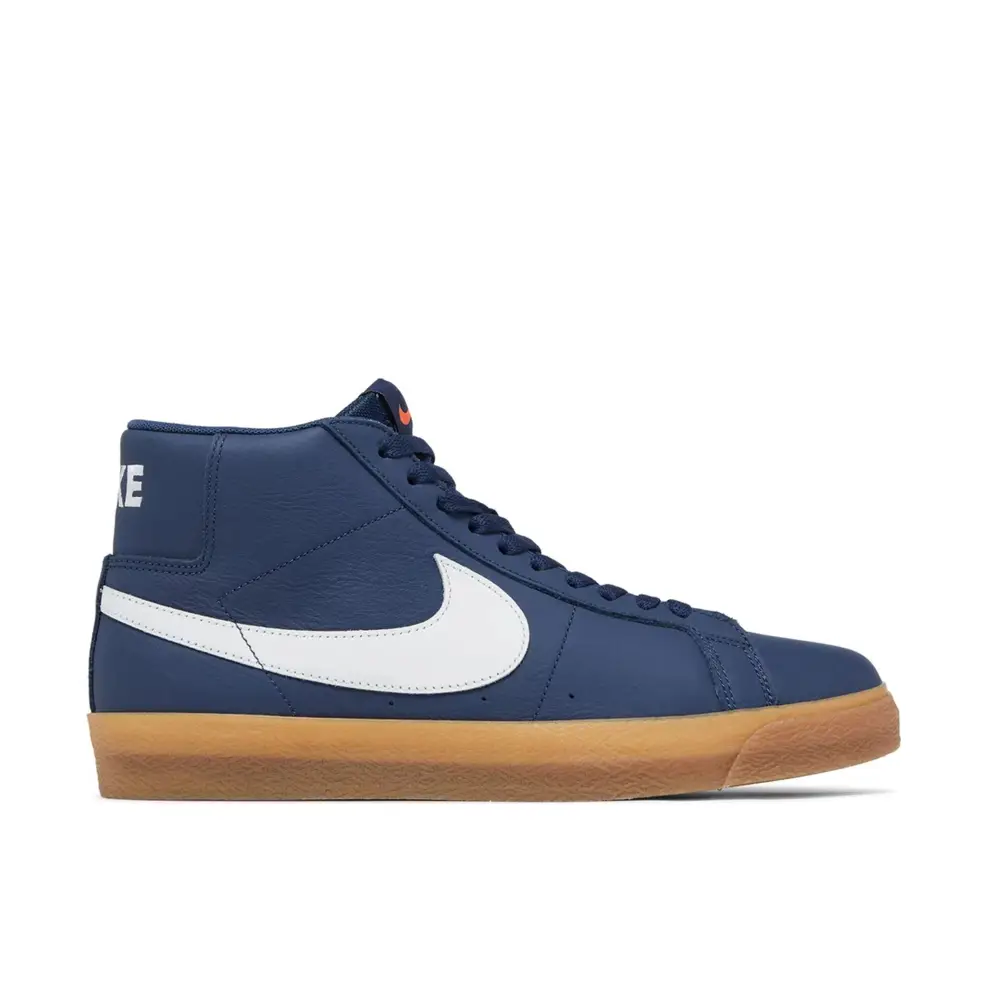 Nike SB Zoom Blazer Mid Orange Label Navy Gum 