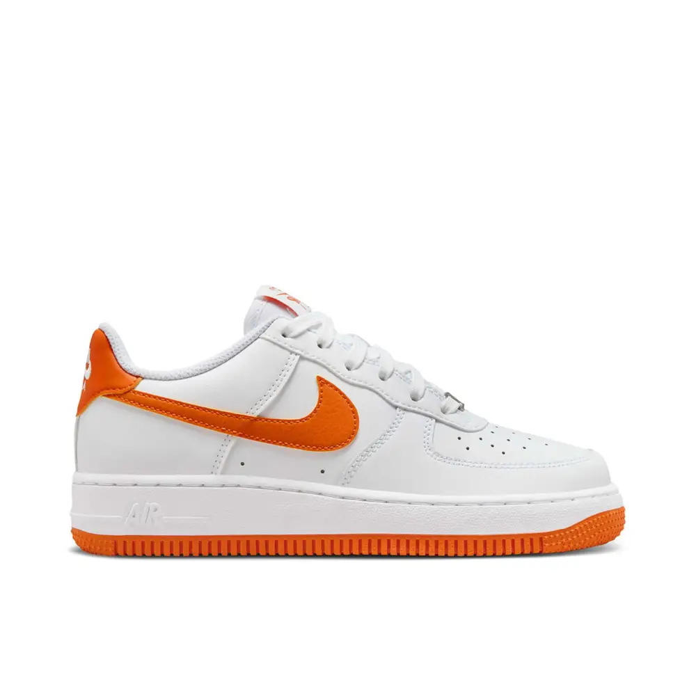 Nike Air Force 1 Low White Safety Orange GS C22581816