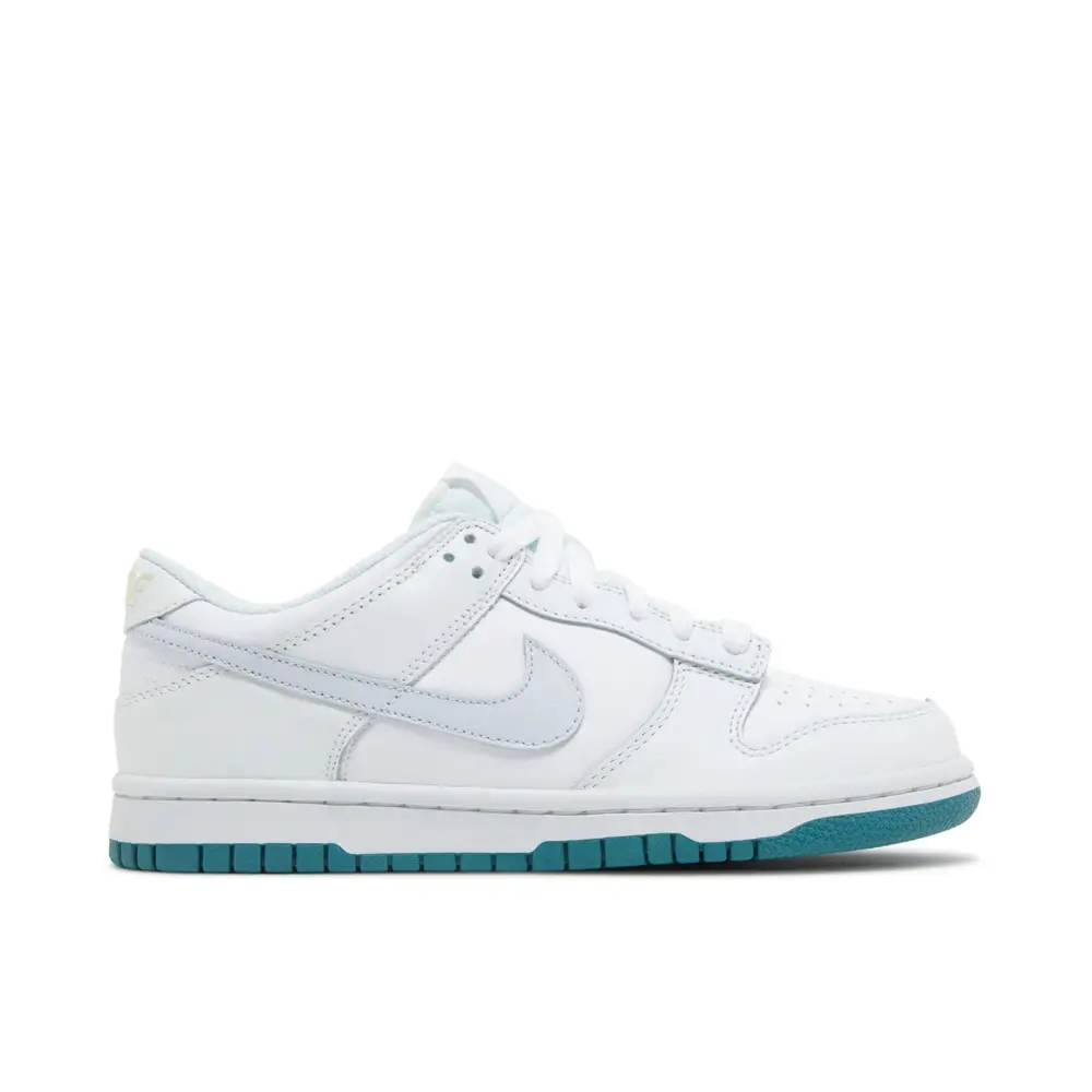 Nike Dunk Low White Grey Teal GS