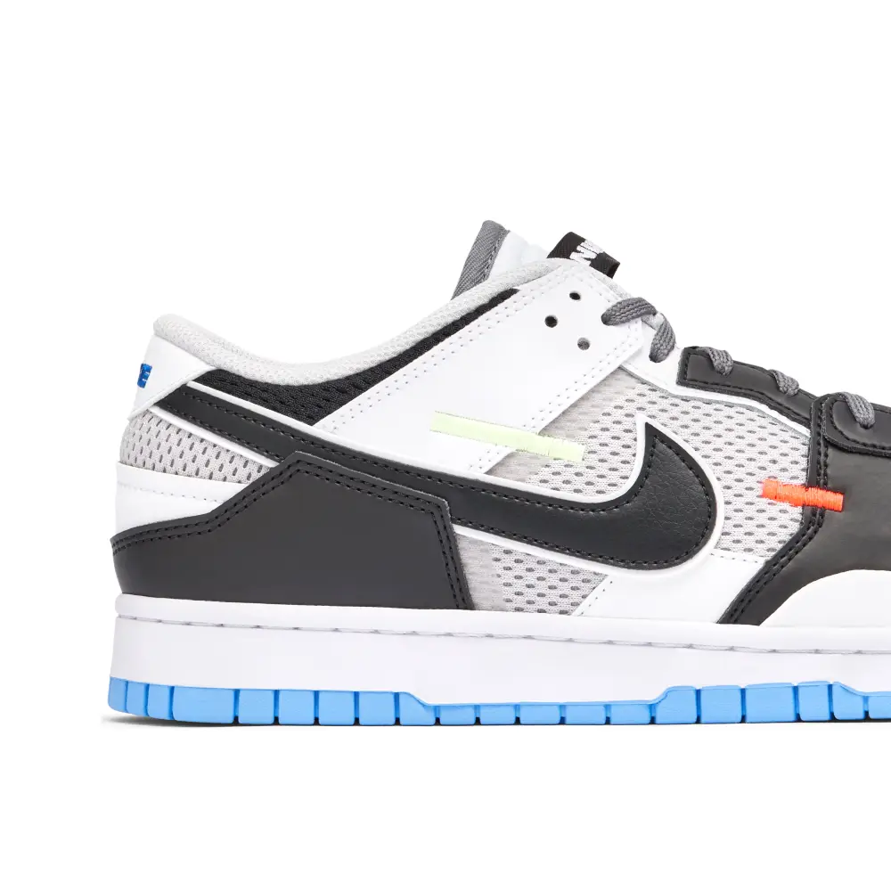 Nike Dunk Scrap Mismatch Black White Blue