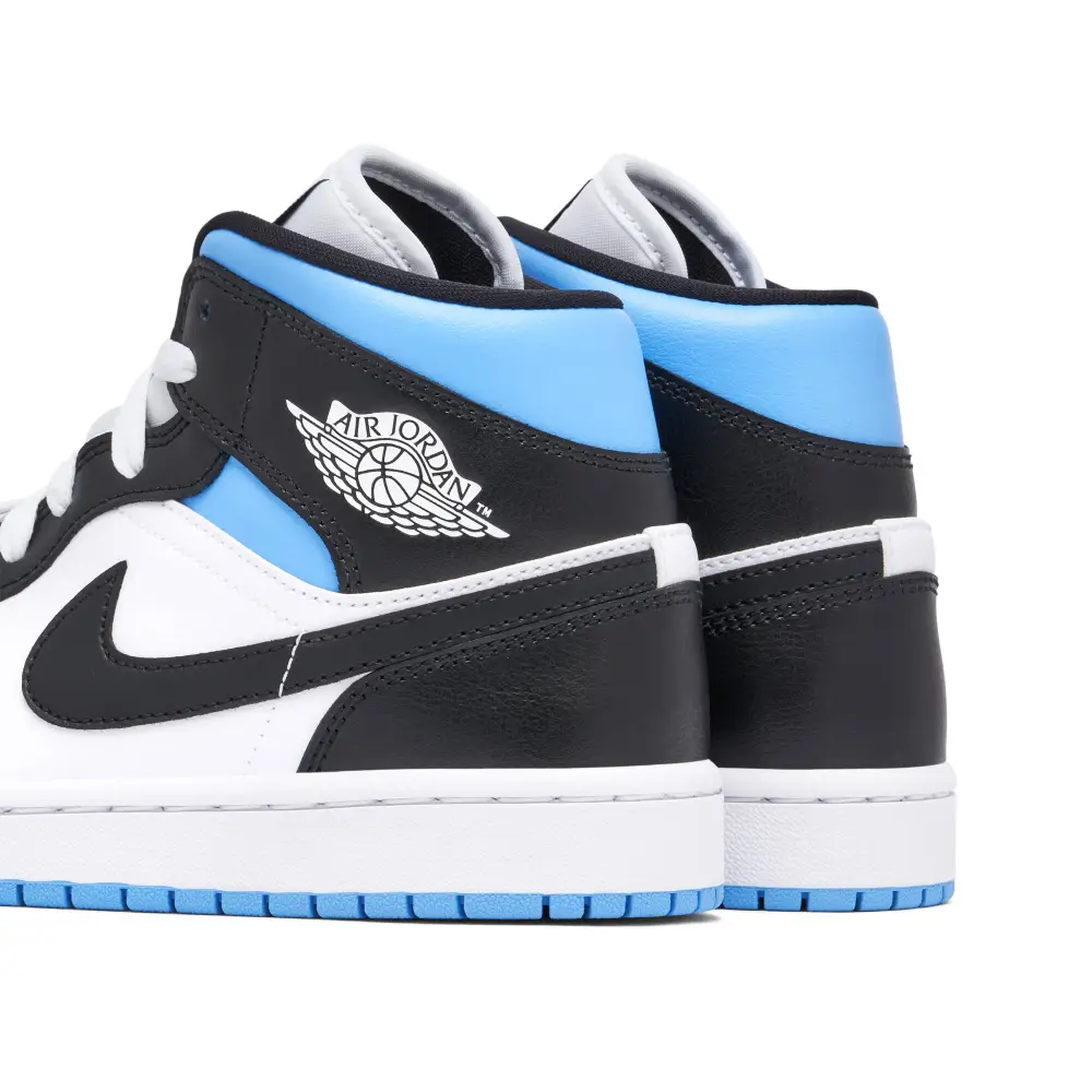 Air Jordan 1 Mid University Blue Womens 