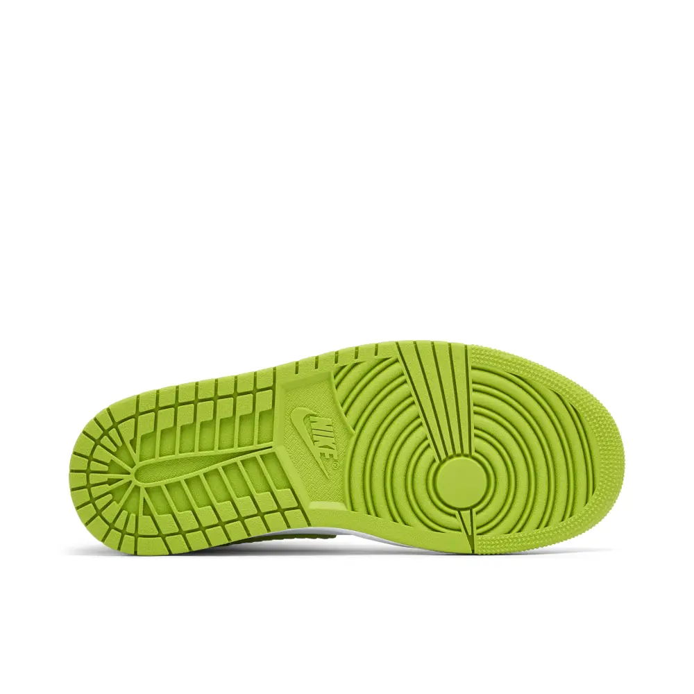 Air Jordan 1 Mid Green Python Womens