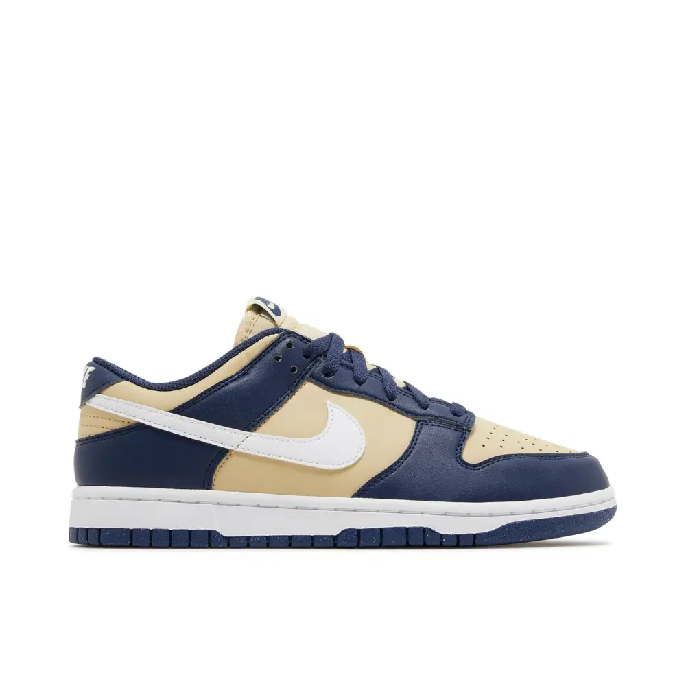 Nike Dunk Low Next Nature Midnight Navy Gold Womens 27E1469