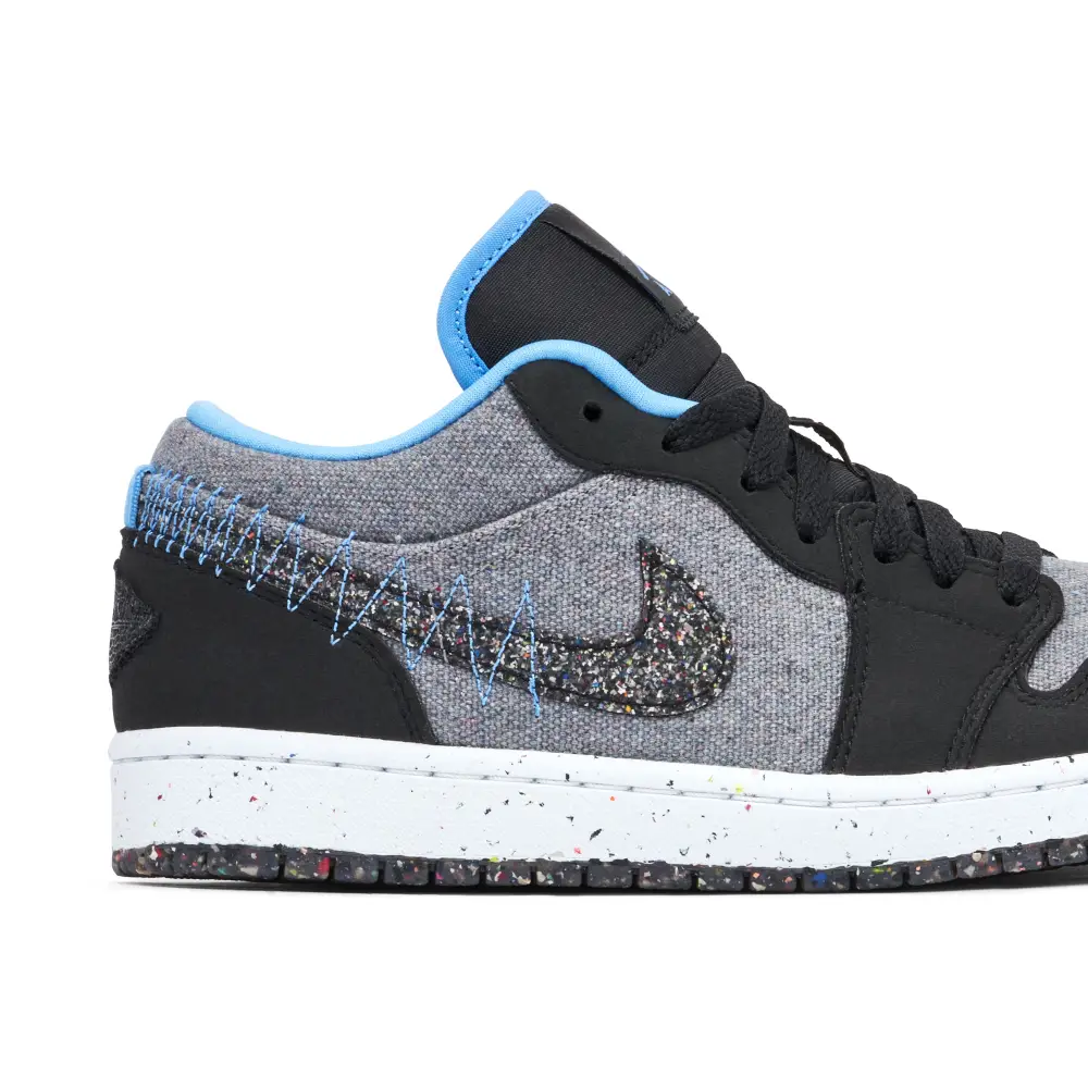 Air Jordan 1 Low Crater Black Grey Blue