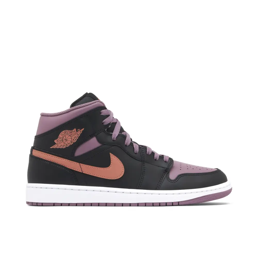 Air Jordan 1 Mid Black Sky J Mauve 