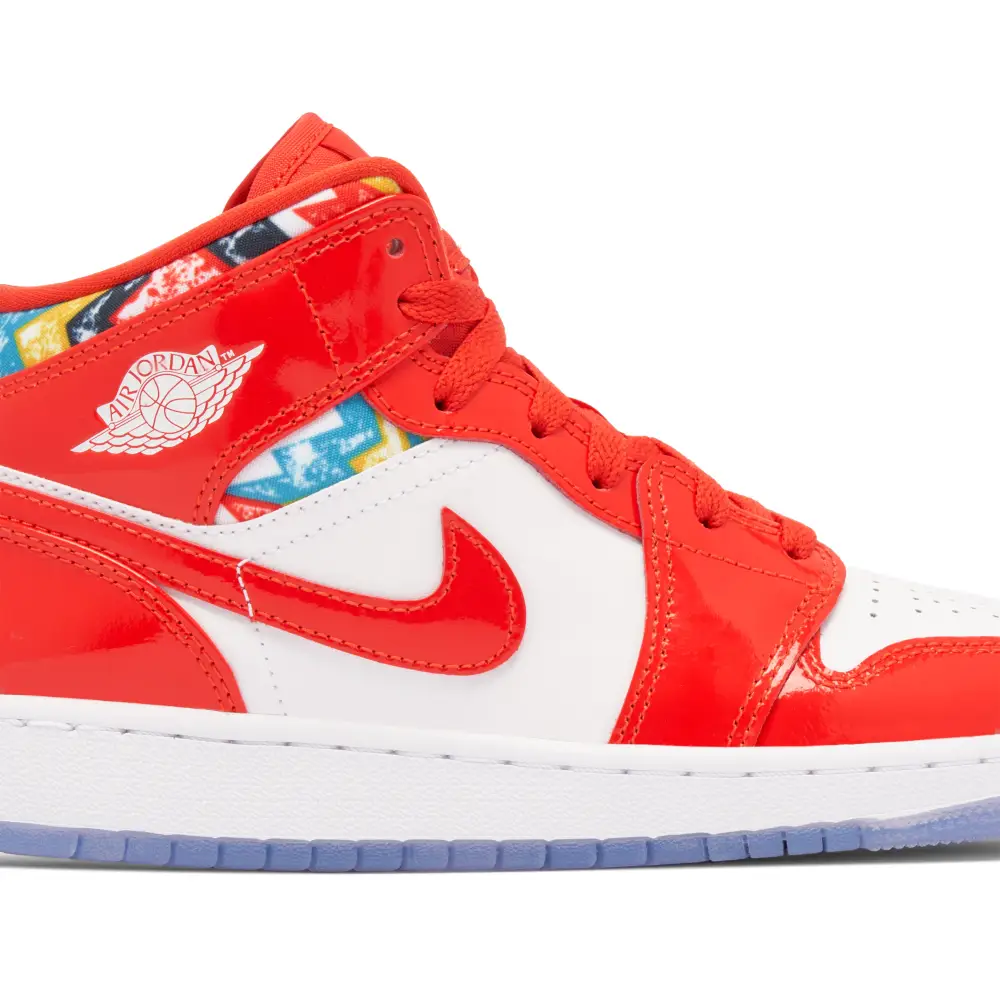 Air Jordan 1 Mid SE GS Barcelona Sweater 