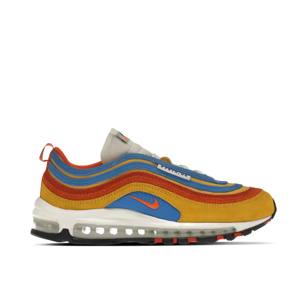 Nike Air Max 97 SE Running Club Pollen Orange Blue 