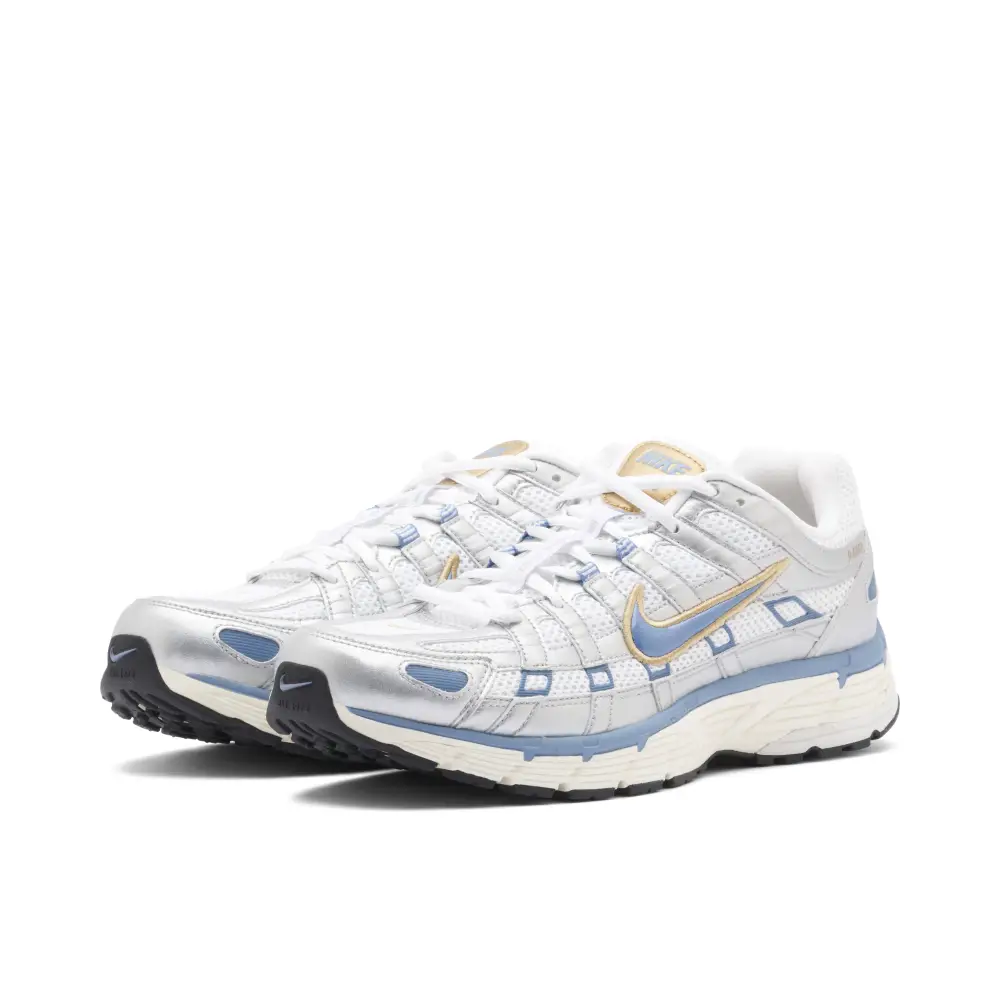 Nike P-6000 Metallic Silver Aegean Storm 