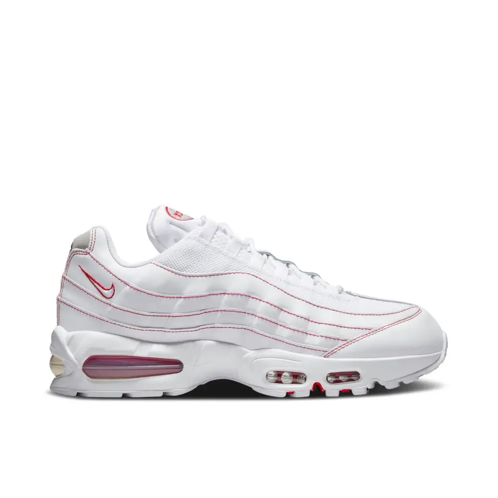 Nike Air Max 95 OG Big Bubble White University Red 