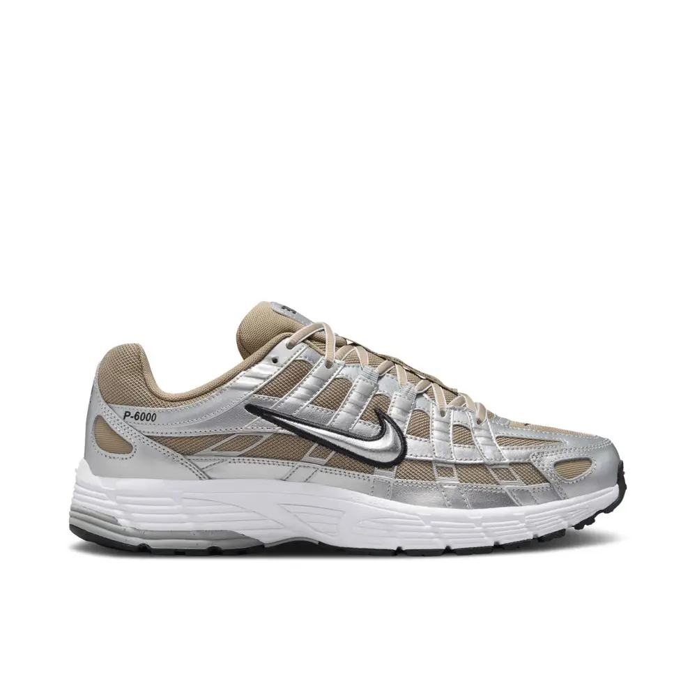 Nike P-6000 Khaki Metallic Silver 