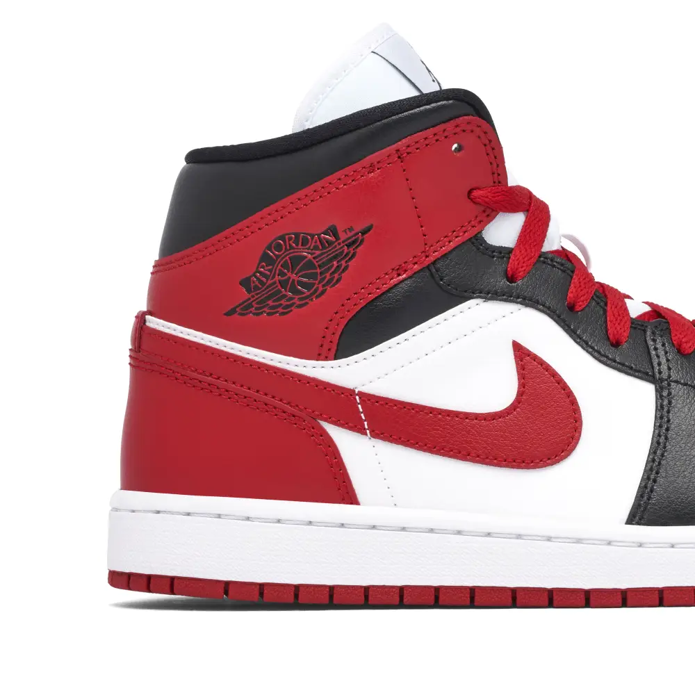 Air Jordan 1 Mid Alternate Bred Toe Womens 