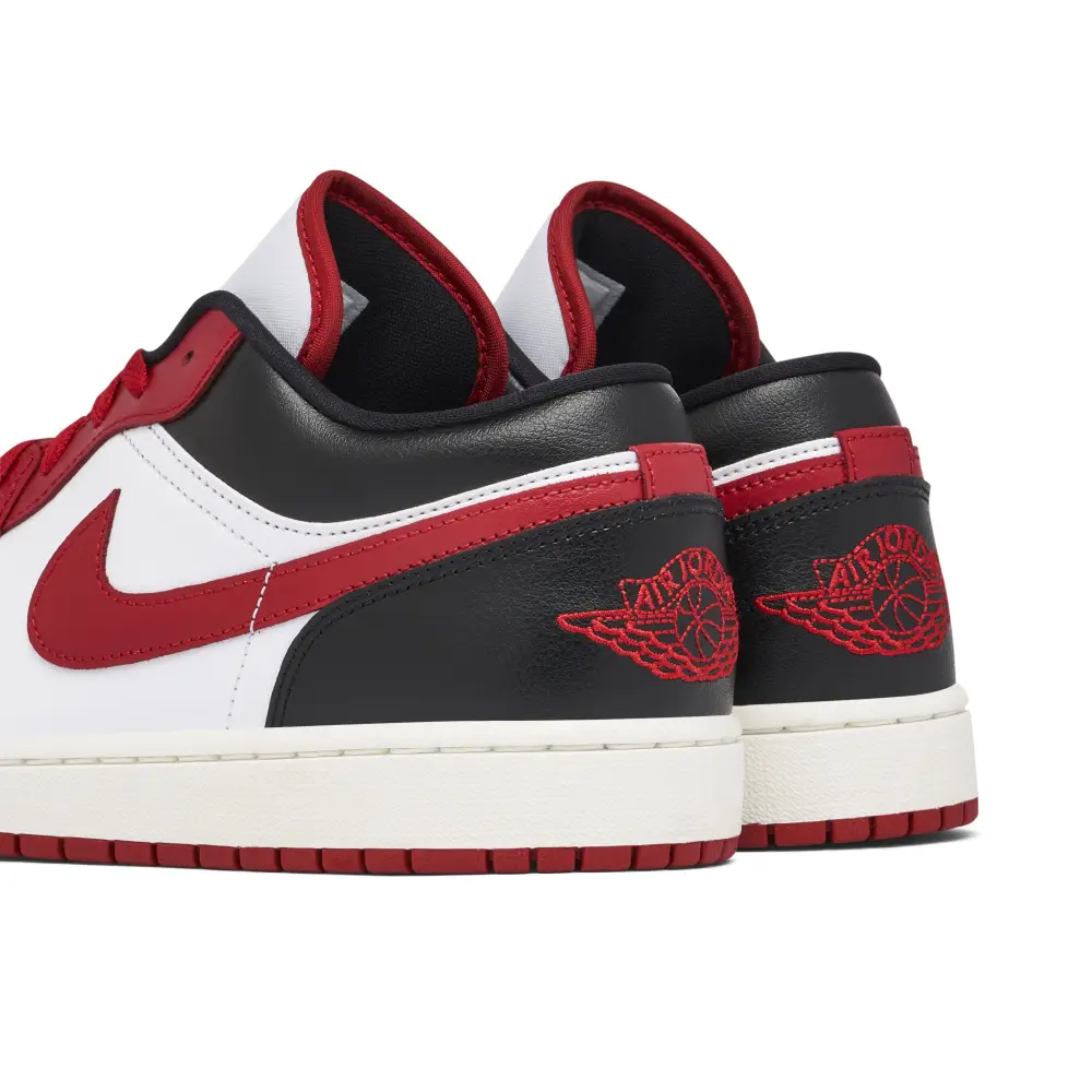 Air Jordan 1 Low White Gym Red Womens