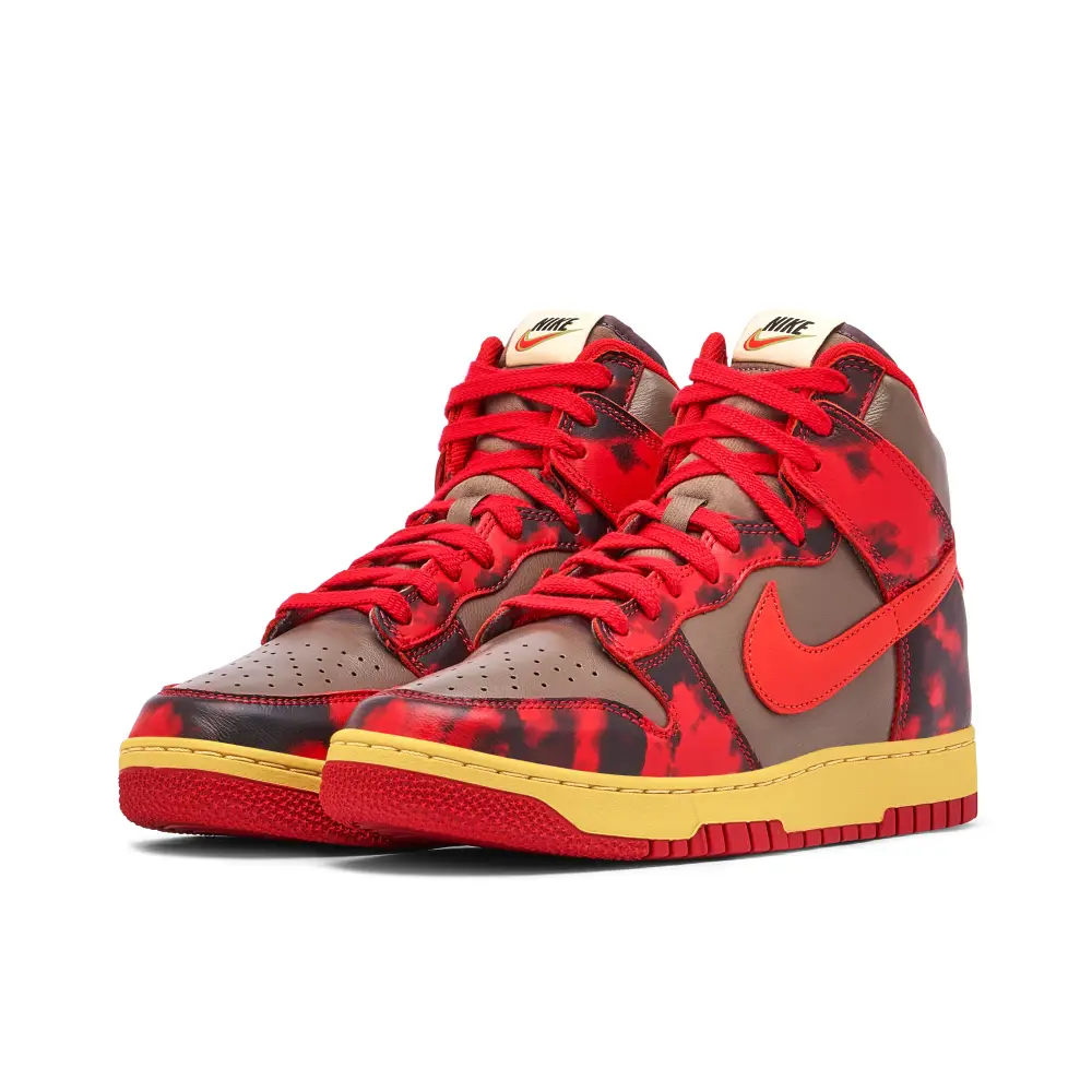 Nike Dunk High 1985 Acid Wash Red 
