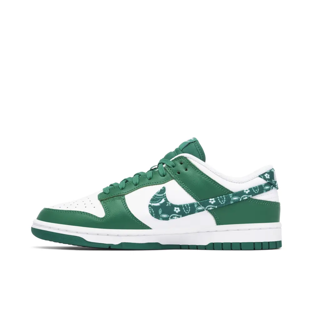 Nike Dunk Low Green Paisley Womens 988B0156