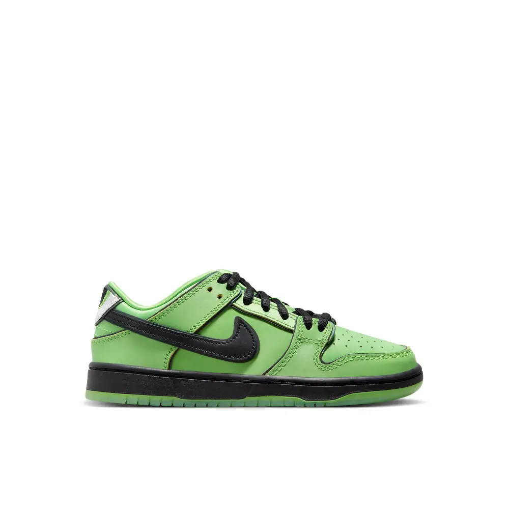 Nike SB Dunk Low x The Powerpuff Girls Buttercup PS 