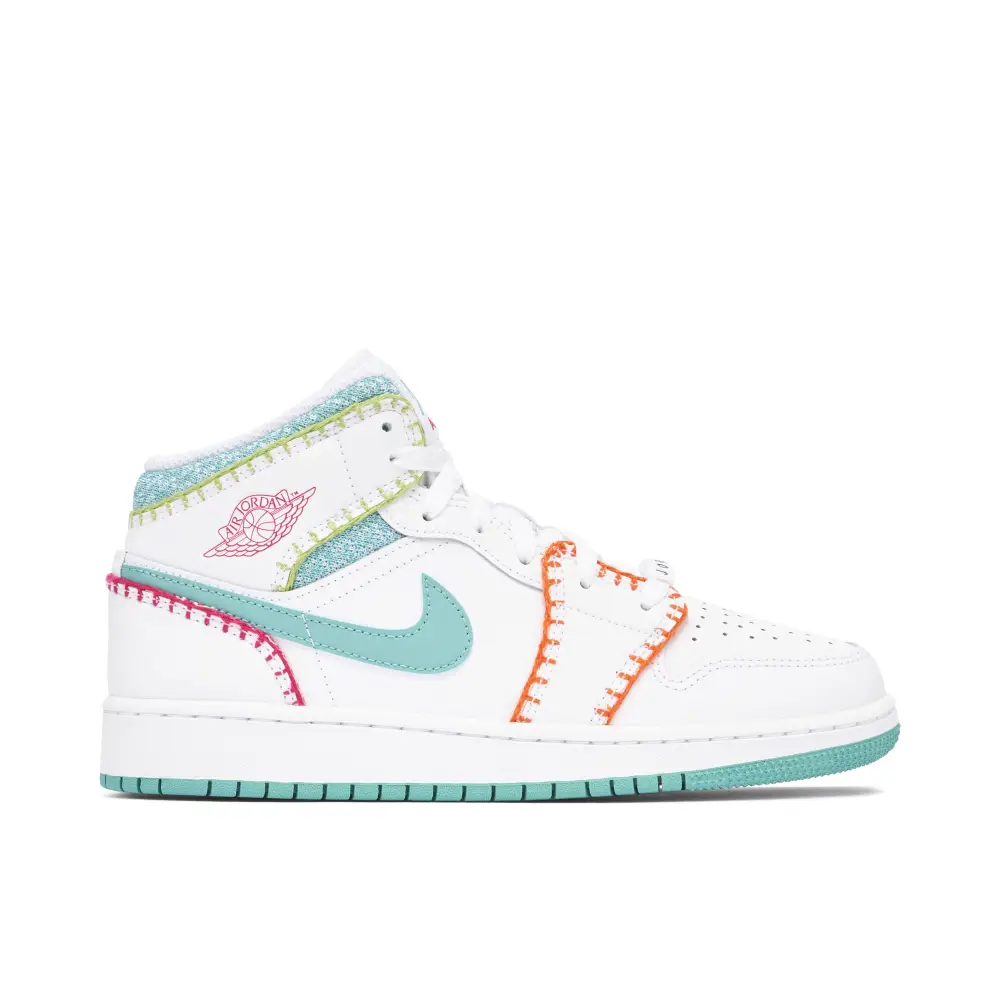 Air Jordan 1 Mid Multi Knit GS