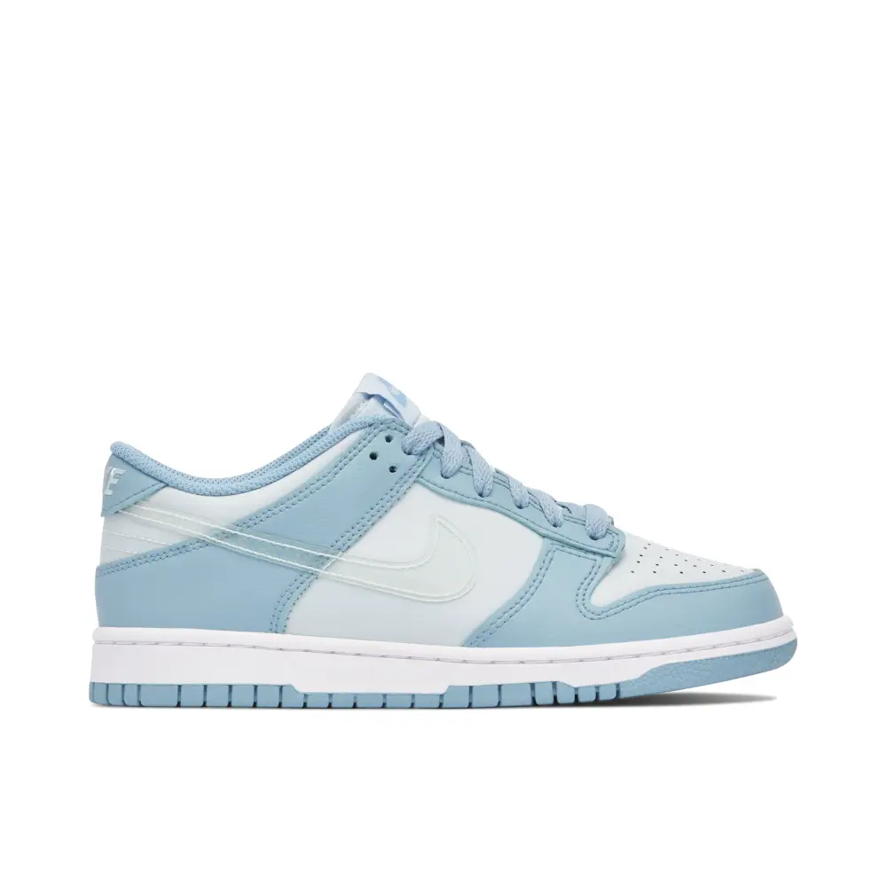 Nike Dunk Low Clear Swoosh Blue GS 5A64232