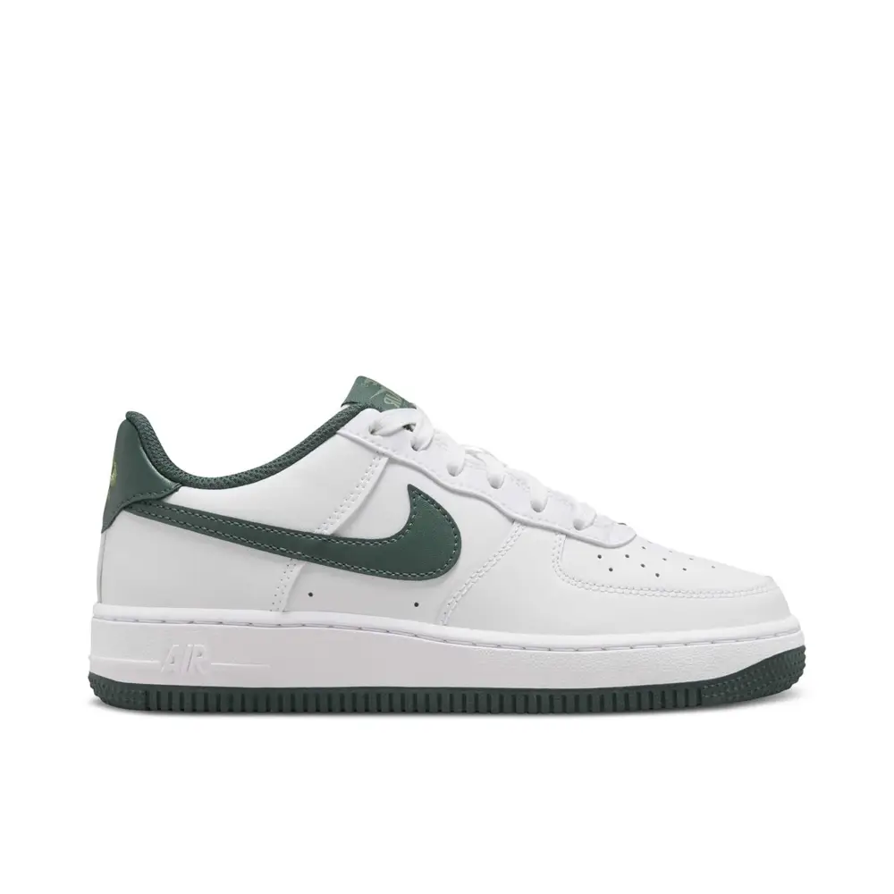 Nike Air Force 1 Low White Vintage Green GS 