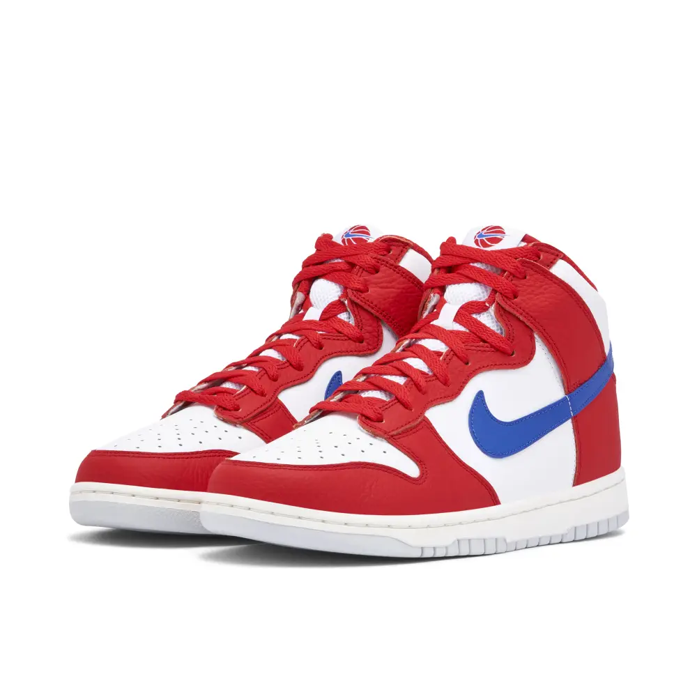 Nike Dunk High USA Red White Blue 