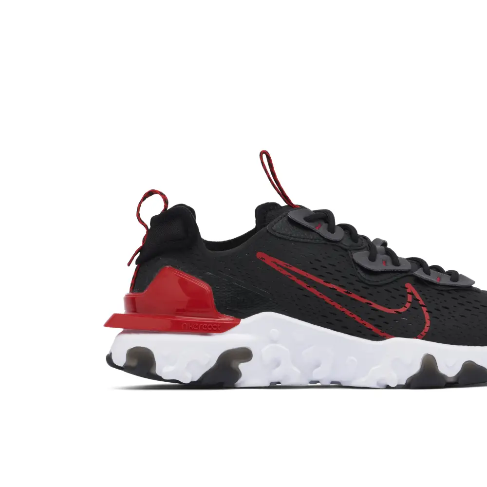 Nike React Vision Black University Red 