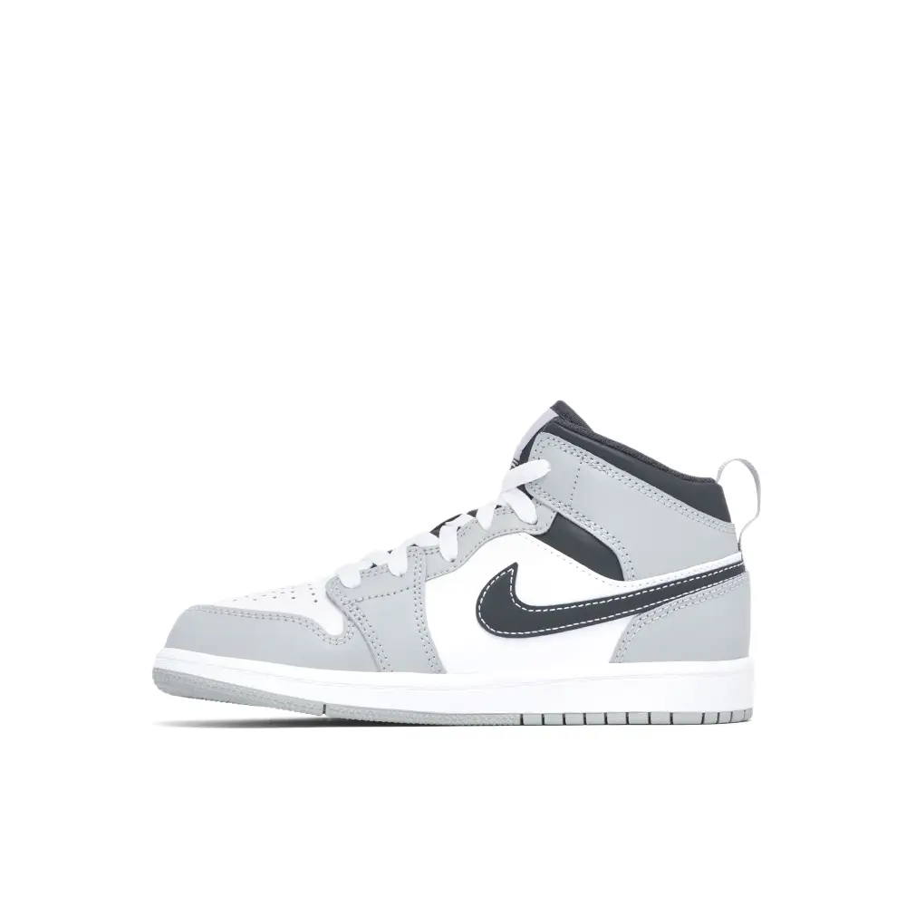 Air Jordan 1 Mid Light Smoke Grey PS (2022) 