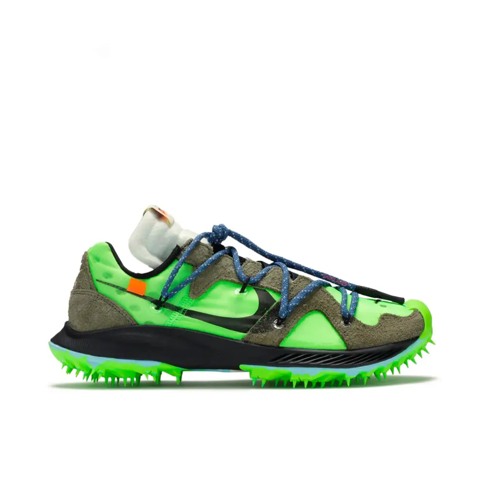 Off-White X Nike Zoom Terra Kiger 5 Electric Green D57865611