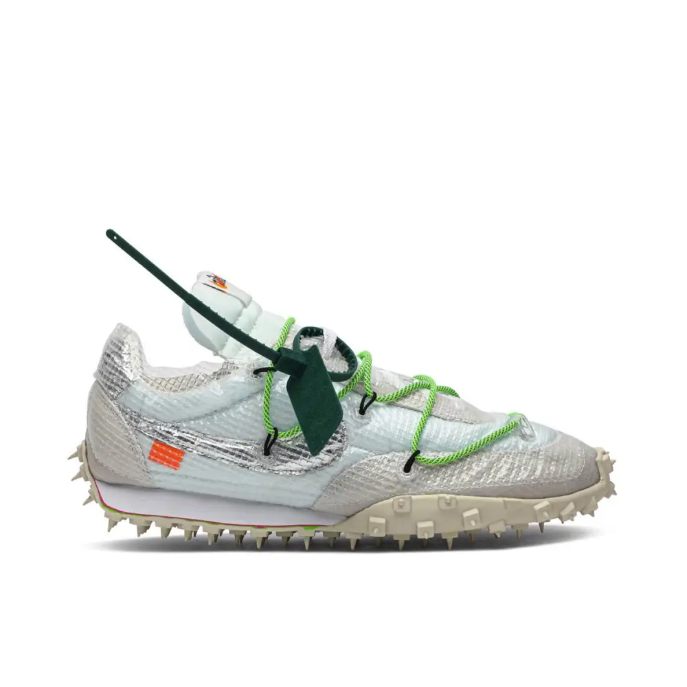 Off-White x Nike Waffle Racer 'Electric Green' 