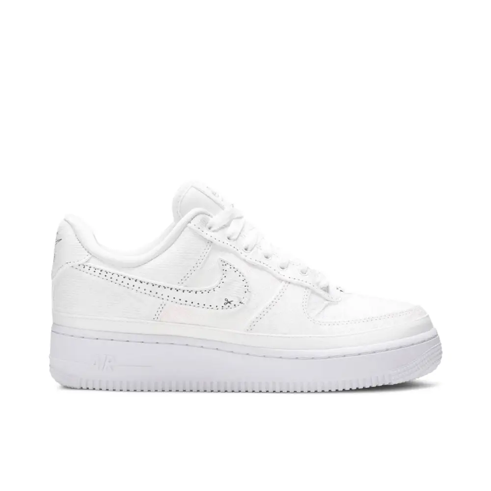 Nike Air Force 1 LX Reveal Black Swoosh Womens 