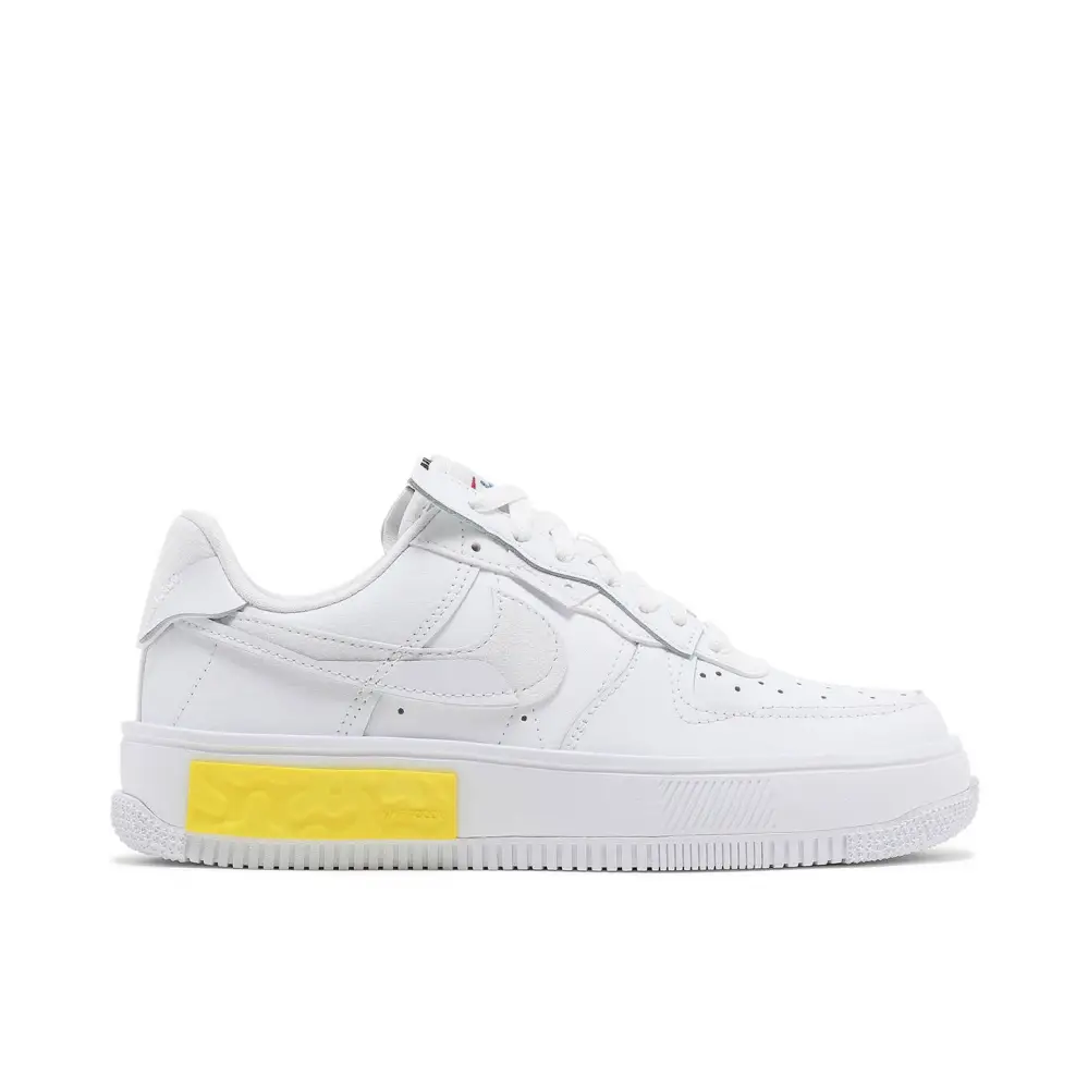 Nike Air Force 1 Fontanka White Opti Yellow Womens 
