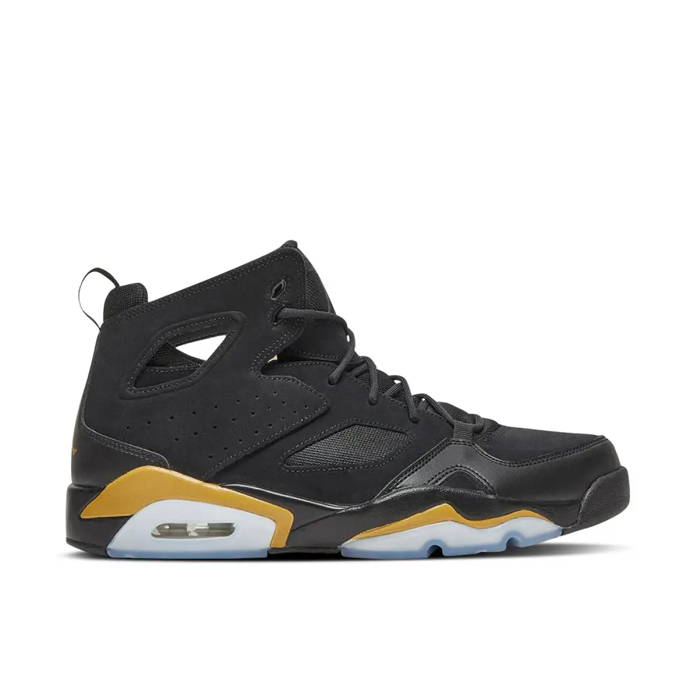Air Jordan Flight Club 91 Black Metallic Gold 