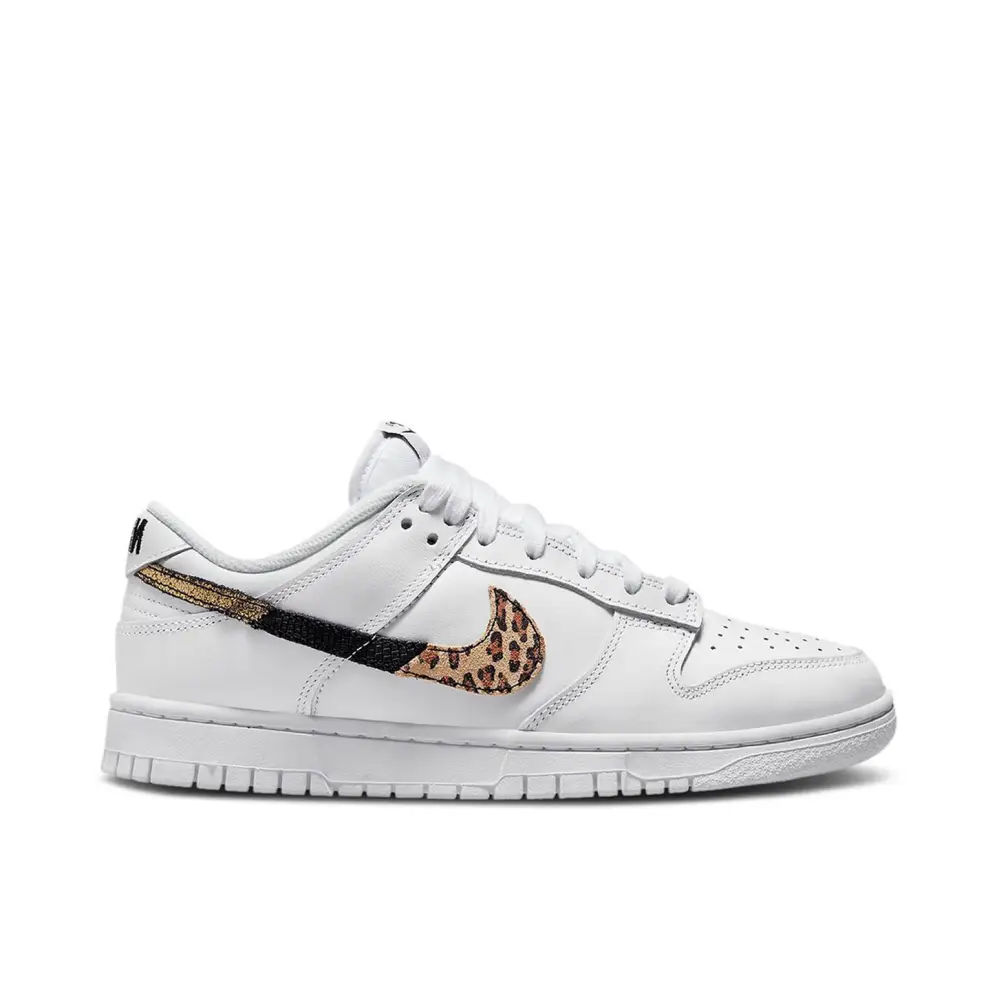 Nike Dunk Low Leopard White Womens B7A1066