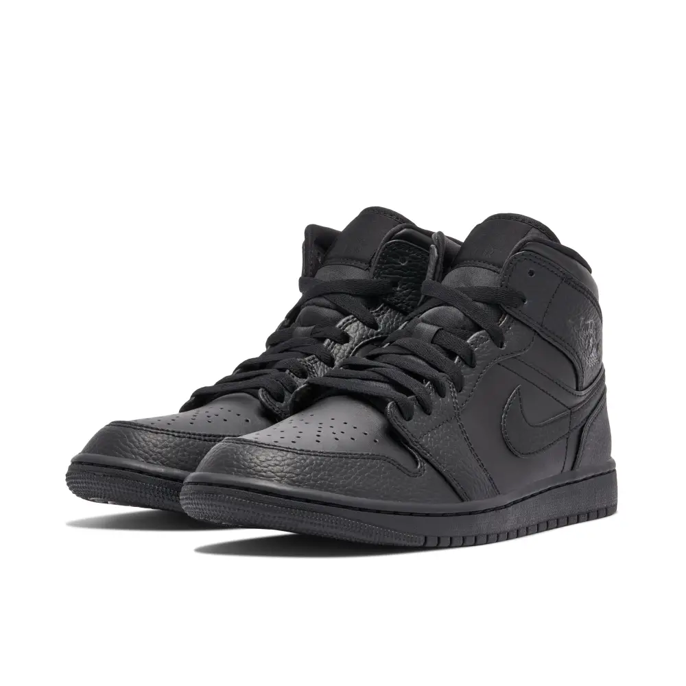 Air Jordan 1 Mid Triple Black 
