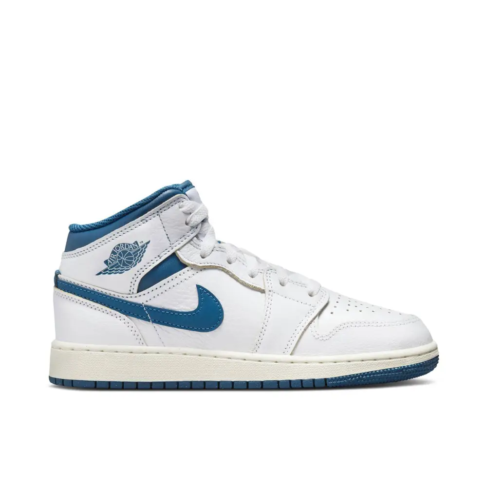 Air Jordan 1 Mid SE Industrial Blue GS 