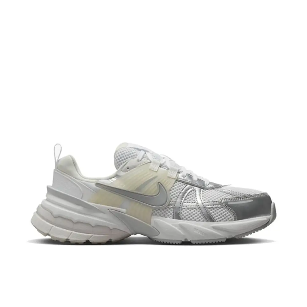 Nike V2K Run Metallic Silver White Womens 