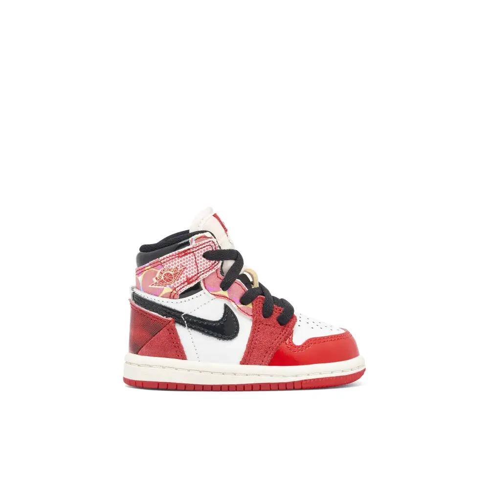 Air Jordan 1 High x Spider-Man Across The Spider-verse Red Black TD 