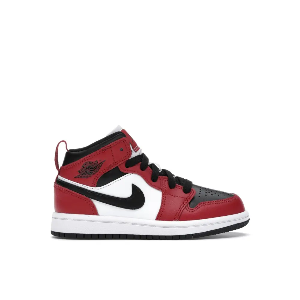 Air Jordan 1 Mid Chicago Black Toe PS 