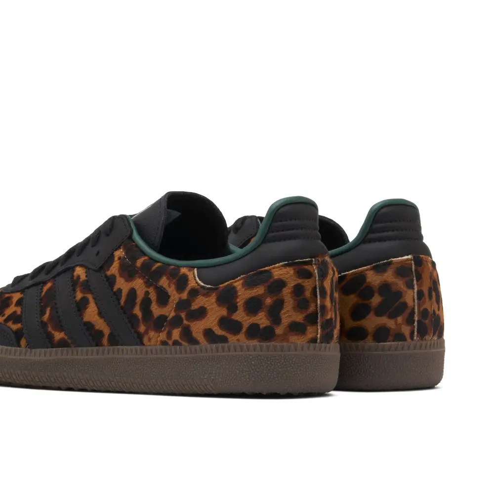 Adidas Samba OG Black Green Leopard Womens