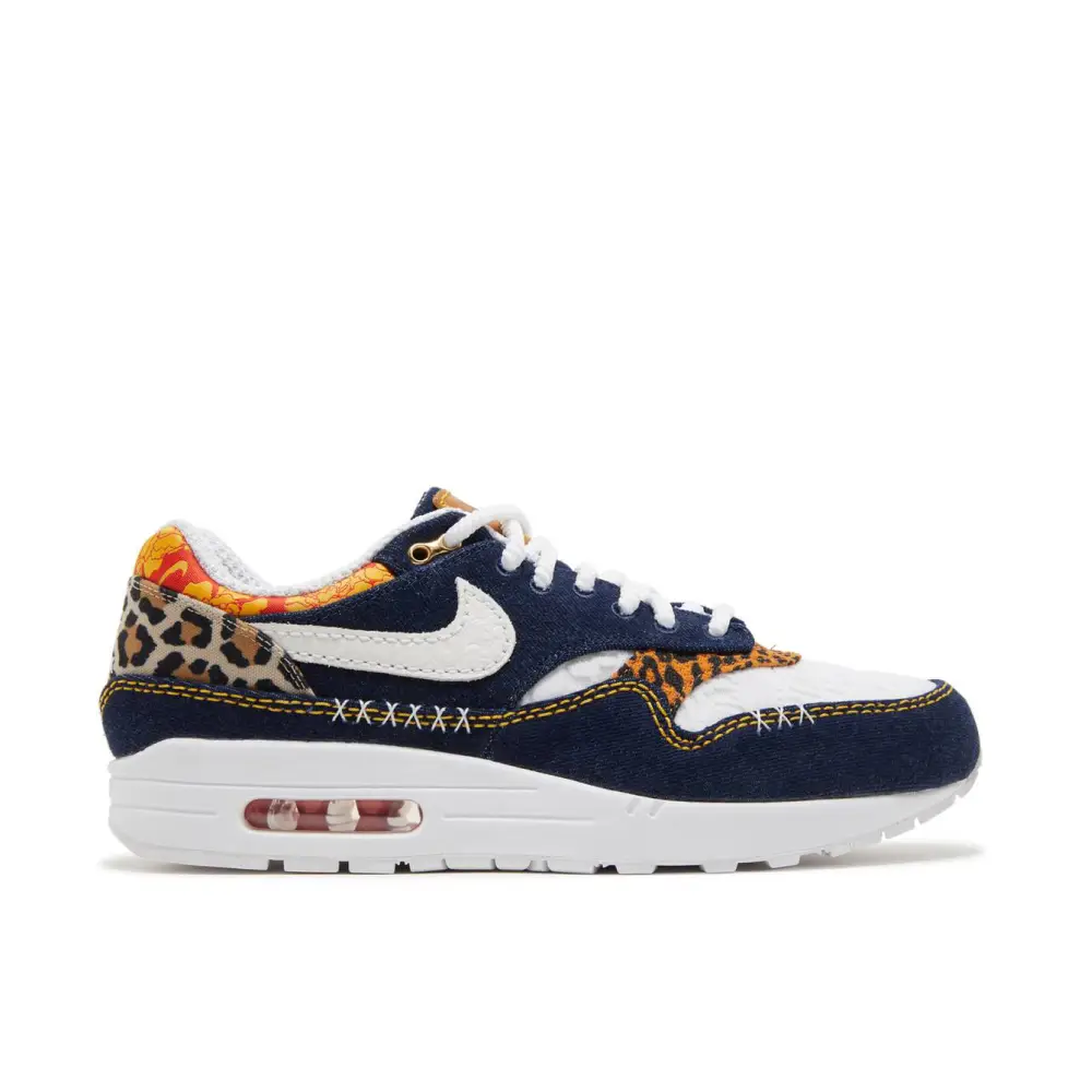 Nike Air Max 1 Premium Denim Leopard 