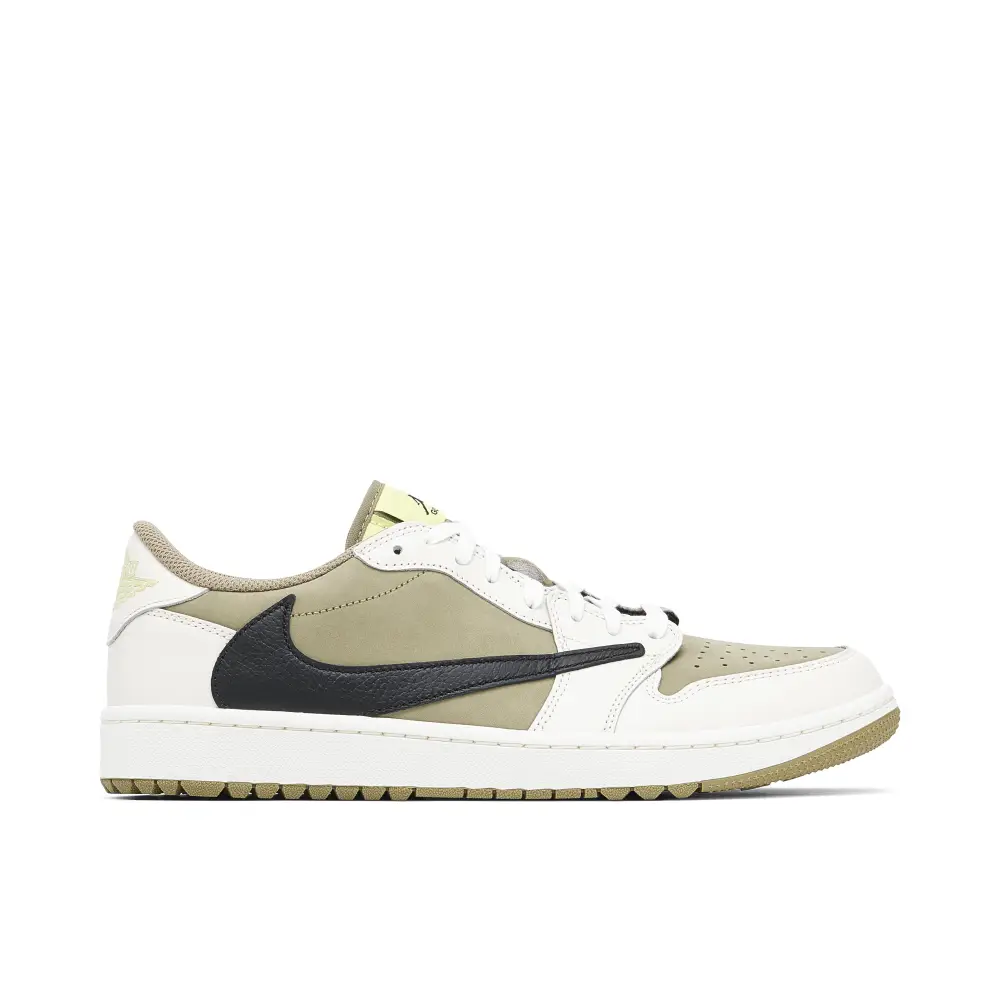 Air Jordan 1 Low Golf x Travis Scott Olive Black 430EB199