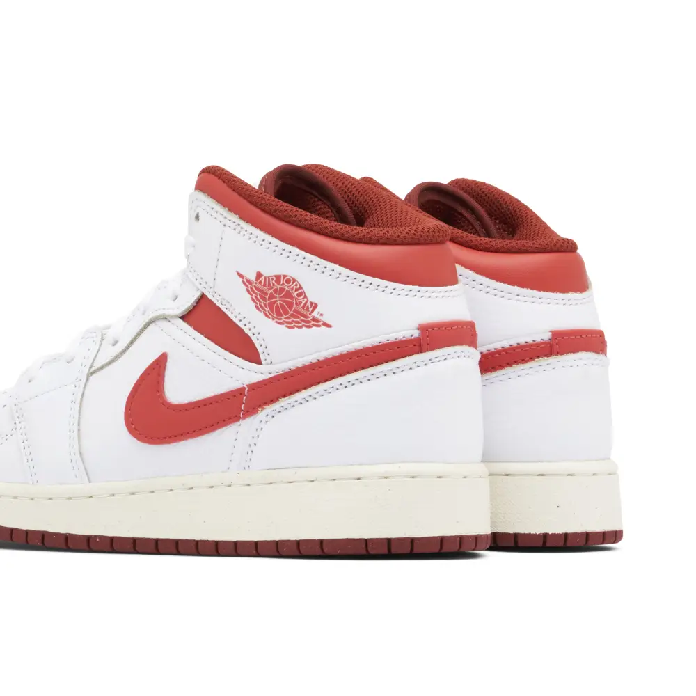 Air Jordan 1 Mid Dune Red GS